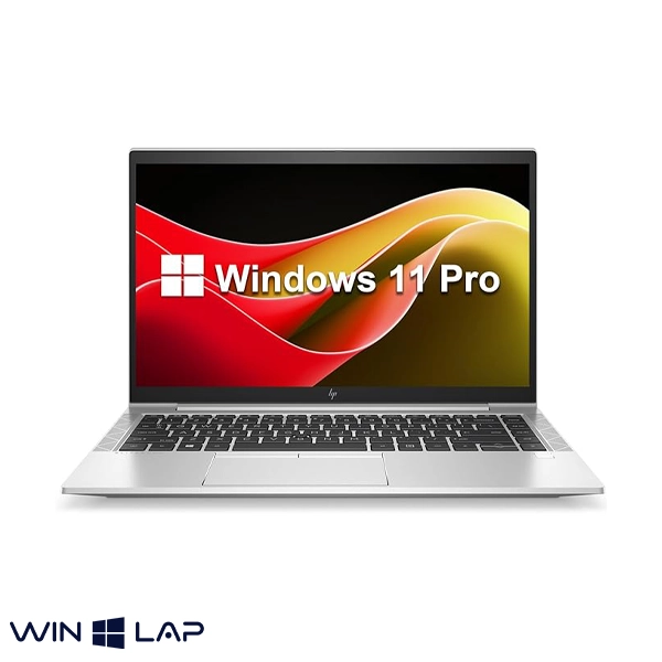 HP مدل EliteBook845 G7 (3) نمای رو به رو لپ تاپ