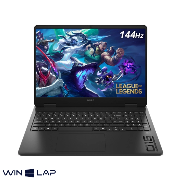 HP Gaming مدل Omen 16 (3) نمای رو به رو لپ تاپ